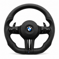 Black Leather BMW Flat Bottom M-Sport Steering Wheel